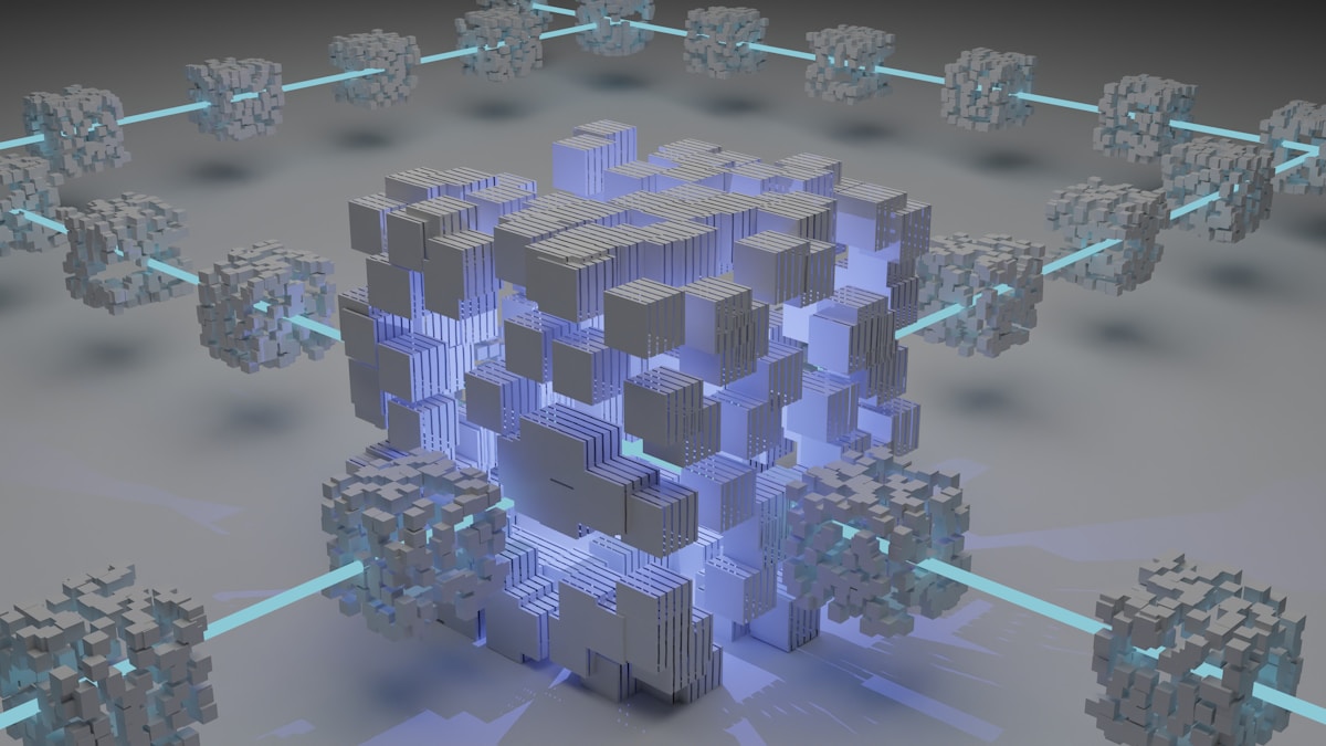 Blockchain y criptomonedas representando empresa offshore para criptomonedas moderna
